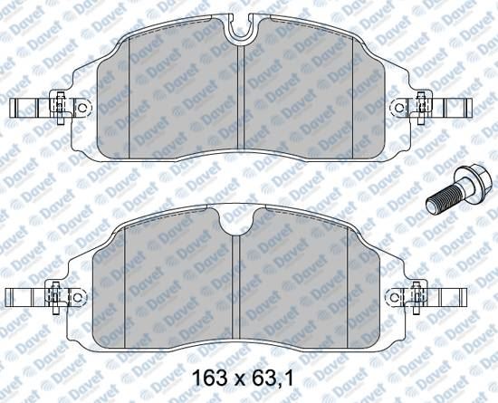 BESER 4453 Fren Balatasi On Wva 27082-27083 Ford Transit Tourneo Custom V710 2.0 Ecoblue 2023>